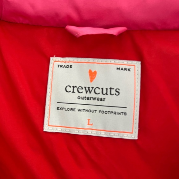 NEW / Crewcuts Girls' metallic cropped puffer jacket with PrimaLoft® - Picture 4 of 8